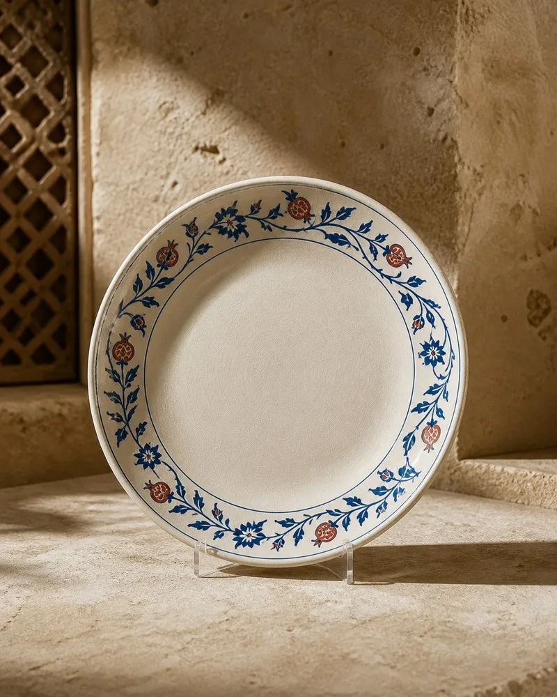 Nar Çizgisi Tabak